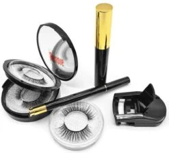 Magnetische Wimpers - 3 Paar - Luxe Set Inc. Eyeliner, Mascara, Kruller -Cosmetica Korting Winkel 1200x1082 1