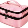 YONO Nagellak Tas - Nagelkoffer Beautycase - Cosmetica Koffer - Manicure Organizer - Roze -Cosmetica Korting Winkel 1200x1084 4