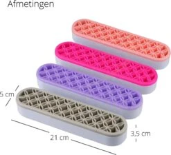 Make Up Organizer - Melon - Make Up Holder - Kwasten Organizer - Make Up Houder - Nagellak/Lipstick Organizer - Lippenstift Houder - Siliconen -Cosmetica Korting Winkel 1200x1094 7