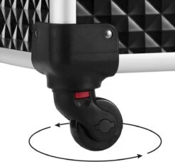 Cosmetische Koffer, Trolley, Make-up Case Met Handvat, 4 Universele Wielen, 4 Uitschuifbare Dienbladen, Make-up Tas, Voor Reizen, Zwart 15 Cosmetische Koffer, Trolley, Make-up Case Met Handvat, 4 Universele Wielen, 4 Uitschuifbare Dienbladen, Make-up Tas, Voor Reizen, Zwart -Cosmetica Korting Winkel 1200x1106 7