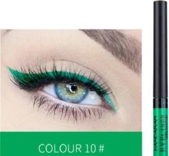 Handaiyan Liquid Eyeliner – 12 Verschillende Kleuren - Make Up – Set - Kleur - Cadeau - Kleuren - Waterproof & Langhoudend -Cosmetica Korting Winkel 1200x1107 6