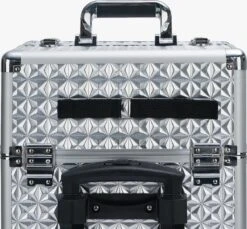 Beauty Koffer Zilver | Beautycase / Beautykoffer / Trolley Van Aluminium - 8 Wielen - Kapper Koffer - Tattoo Koffer - Nagel Koffer - Make-up Koffer -Cosmetica Korting Winkel 1200x1114 4