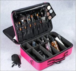 VDD Visagie Make Up Koffer - Make Up Cosmetica Tas - Beauty Case - Reiskoffer - Groot 41 X 31 X 14 Cm -Cosmetica Korting Winkel 1200x1120 6