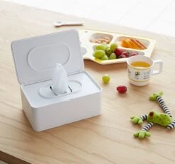 Yamazaki Bakje Voor Vochtige Doekjes - Wit - Met Deksel -Cosmetica Korting Winkel 1200x1123 5