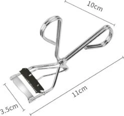 INTER-ESQUE® Wimperkruller - Eyelash Curler + 3x Gratis Extra Siliconen Pad & 3x Extra Kam - Zilver -Cosmetica Korting Winkel 1200x1123 7