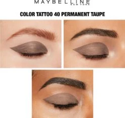 Maybelline Eye Studio Color Tattoo Oogschaduw - 40 Permanent Taupe/bruin 25 Maybelline Eye Studio Color Tattoo Oogschaduw - 40 Permanent Taupe/bruin -Cosmetica Korting Winkel 1200x1138 3