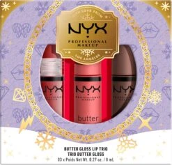 NYX Professional Makeup - Holidays 2022 Mrs Claus - Butter Gloss Trio - Lip Gloss 11 NYX Professional Makeup - Holidays 2022 Mrs Claus - Butter Gloss Trio - Lip Gloss -Cosmetica Korting Winkel 1200x1150 4
