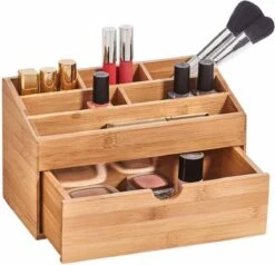 Zeller Present Houten Bureau Organizer - C-04-4-CHout - Sorteervakken & Duurzaam -Cosmetica Korting Winkel 1200x1155 11
