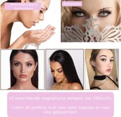 Hoge Korting - VERLUXX© - 'Quality Over Quantity' - 3D Magnetische Wimpers Incl. 1+1 GRATIS Geïoniseerde Waterproof Eyeliner & Pincet, Fake Lashes, Nepwimpers, Magnetic Lashes, Herbruikbare Realistic Wimpers -Cosmetica Korting Winkel 1200x1156 5