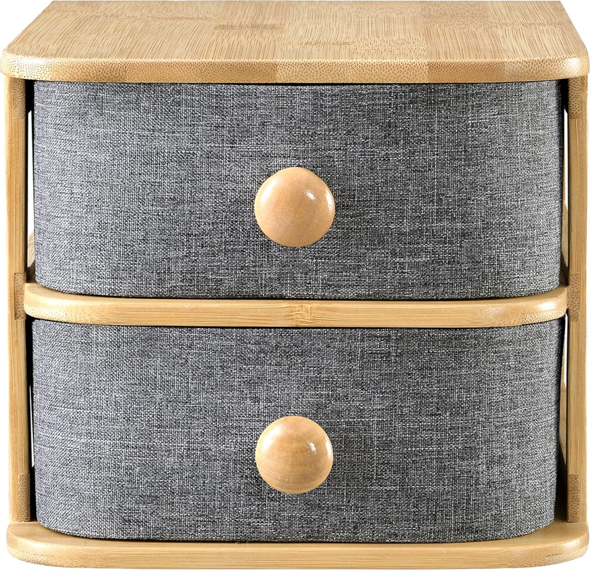 Bureau Organizer Arsivik Met 2 Lades Bamboe 15,5x18x23 Cm 7 Bureau Organizer Arsivik Met 2 Lades Bamboe 15,5x18x23 Cm - Afbeelding 5