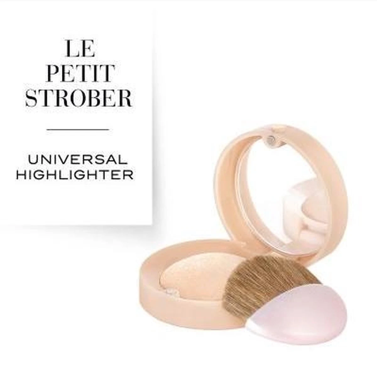Bourjois Le Petit Strober Highlighter - 00 Universal Glow 7 Bourjois Le Petit Strober Highlighter - 00 Universal Glow - Afbeelding 5