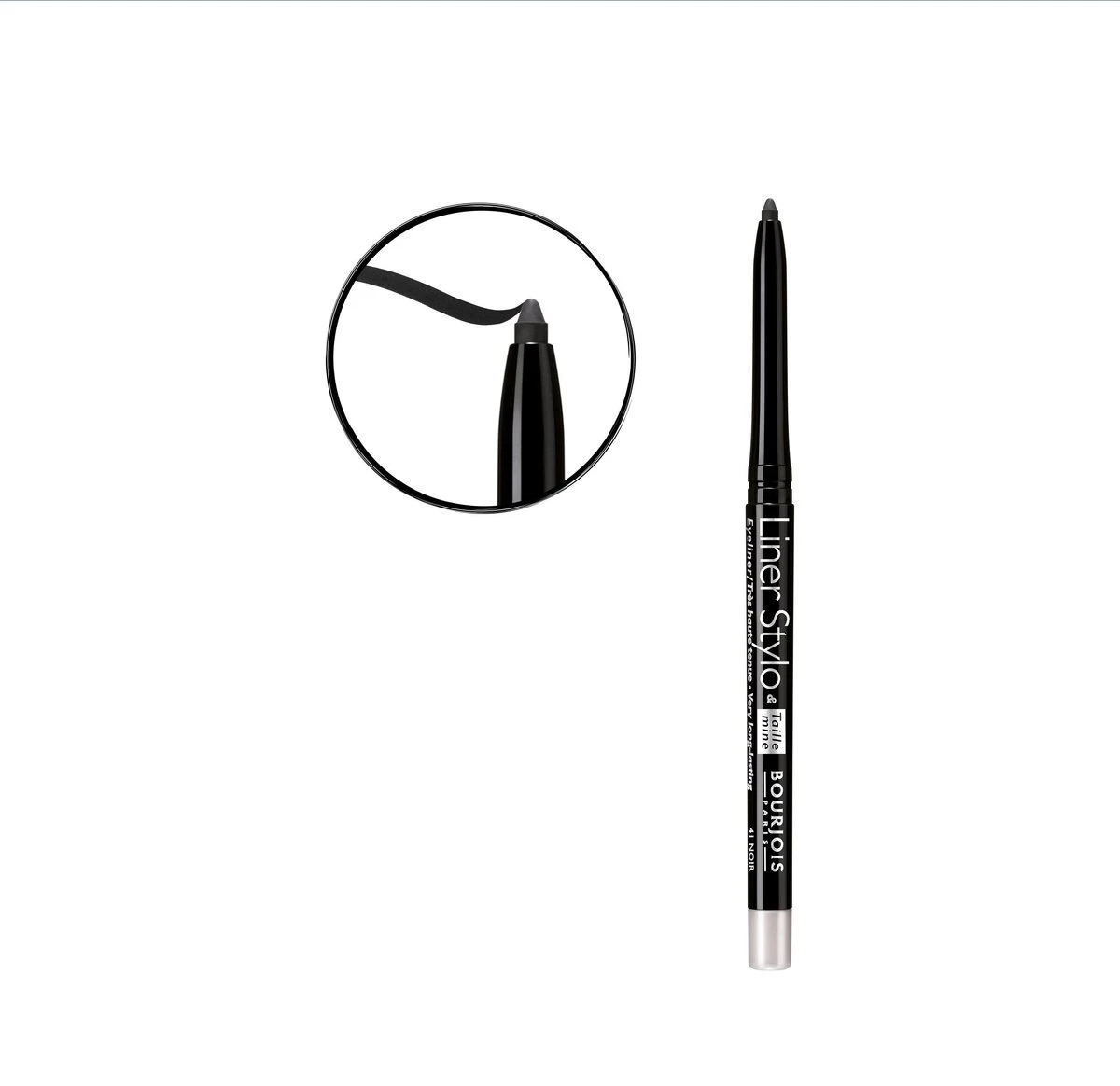Bourjois - Liner Stylo Retractable Eye Pencil 0.28 G 41 Noir - 5 Bourjois - Liner Stylo Retractable Eye Pencil 0.28 G 41 Noir - - Afbeelding 3