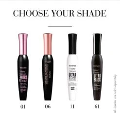 Bourjois Volume Glamour Mascara - 61 Ultra Black -Cosmetica Korting Winkel 1200x1164 35