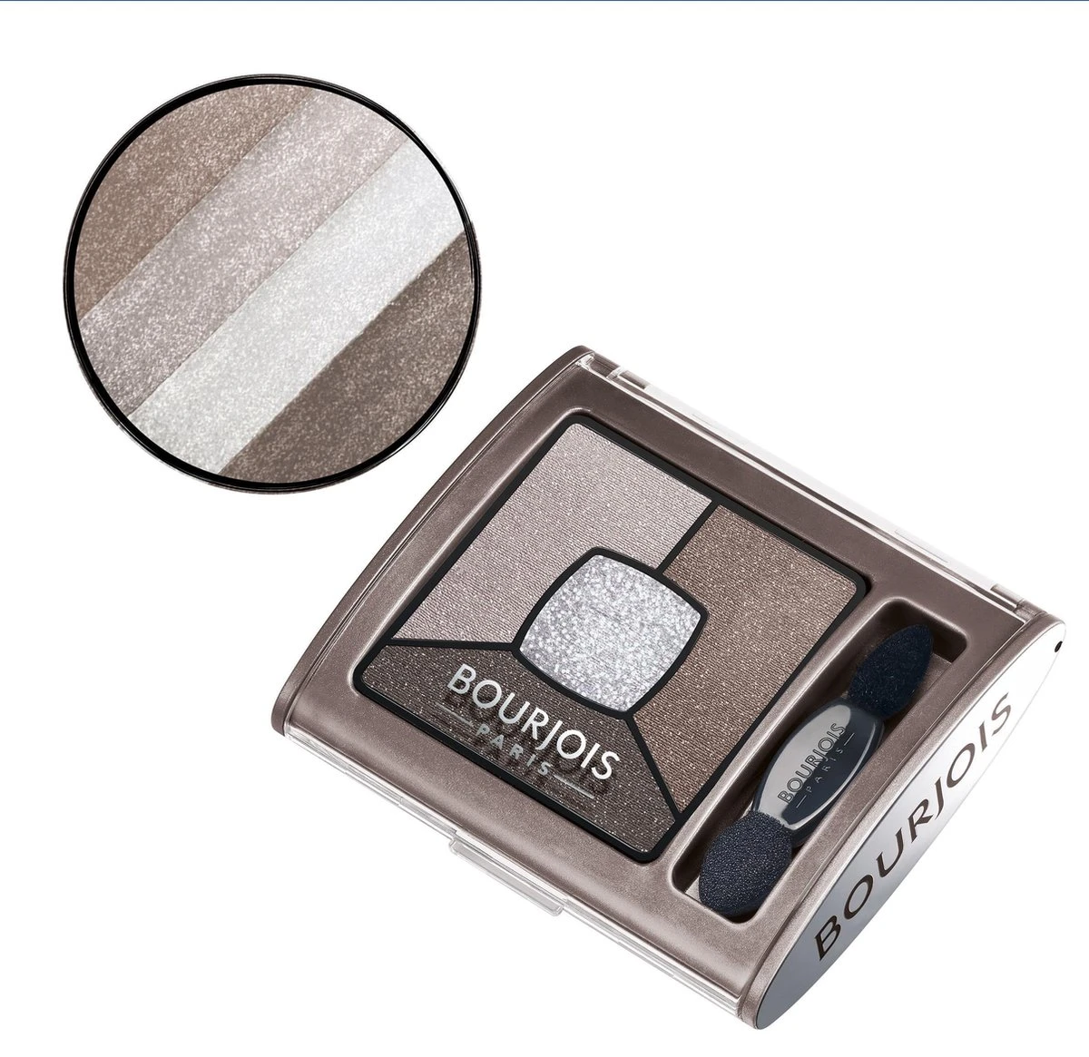 Bourjois Smoky Stories Quatuor - 05 Good Nude - Oogschaduw 4 Bourjois Smoky Stories Quatuor - 05 Good Nude - Oogschaduw - Afbeelding 2