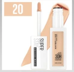 Maybelline SuperStay 30H Active Wear Concealer - 20 Sand 13 Maybelline SuperStay 30H Active Wear Concealer - 20 Sand -Cosmetica Korting Winkel 1200x1168