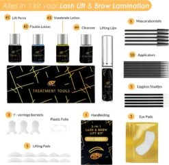 Flora Ruby Professionele 2 In 1 Lash Lift & Brow Lamination Kit - Wimper & Wenkbrauw Lifting Set - Permanente Wimperkruller - Brow Soap -Cosmetica Korting Winkel 1200x1170 22