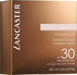 Lancaster Sun 365 Compact Bronzing Creme SPF 30 - 03 Golden Glow - 10 G -Cosmetica Korting Winkel 1200x1170