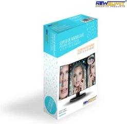 Make-Up Spiegel Met LED Verlichting - Zwart - Vergrootspiegels - Cosmetica/ Visagie Spiegel - 180° Draaibaar - Werkt Op AAA Batterijen én USB - Inclusief USB Kabel -Cosmetica Korting Winkel 1200x1170 41