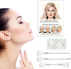 Face Lift Tape - Licht Haar - Facelift Zonder Chirurgie - Instant Eyes, Face And Neck Lift - Blond/wit/licht Haar - 40 Stuks - Transparent -Cosmetica Korting Winkel 1200x1170 42