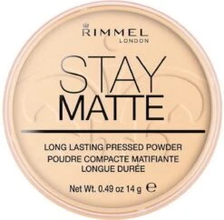 Rimmel London Stay Matte Pressed Powder - 001 Transparent - Powder -Cosmetica Korting Winkel 1200x1176 1