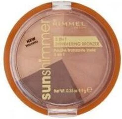 Rimmel London Rimmel - SunShimmer 3 In 1 Shimmering Bronzer Lustrous Powder 9.9 G 1 Gold Princess - -Cosmetica Korting Winkel 1200x1176 3