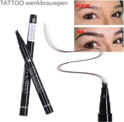 Wenkbrauw Microblade Pen - Tattoo - BRUIN 03 - Watervaste Microblading Wenkbrauwpen - Eyebrow Tattoo Pen - Make Up - 4 Punts Pen -Cosmetica Korting Winkel 1200x1178 11