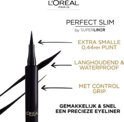 L’Oréal Paris - Superliner Perfect Slim - Grey - Grijze Pen Eyeliner - 4,7 Ml -Cosmetica Korting Winkel 1200x1181 7