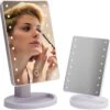 Verlichte Make-up Spiegel 180° Draaibaar 16 Ingebouwde LED Lampjes - Wit -Cosmetica Korting Winkel 1200x1182 19