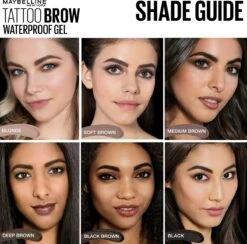 Maybelline Tattoo Brow Waterproof Wenkbrauwgel - 02 Soft Brown -Cosmetica Korting Winkel 1200x1183 13