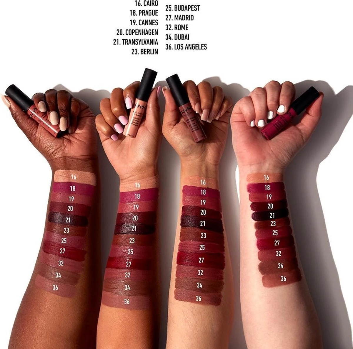 NYX Professional Makeup Soft Matte Lip Cream - Monte Carlo SMLC10 - Lippenstift 7 NYX Professional Makeup Soft Matte Lip Cream - Monte Carlo SMLC10 - Lippenstift - Afbeelding 5