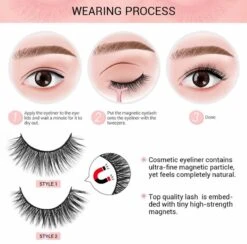 Nepwimpers - Nep Wimpers - Valse Wimpers - Lashes - False Lashes - Magnetische Wimpers - Magnetische Eyeliner - Miami -Cosmetica Korting Winkel 1200x1185 3