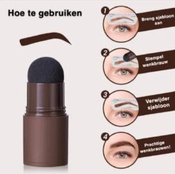 Kopari Wenkbrauw Stempel - Wenkbrauw Stempel - Make Up Inclusief Sjablonen - Eyebrow Stamp - Stempelset - Brow Stamp - Wenkbrauw Sjabloon -Cosmetica Korting Winkel 1200x1188 12