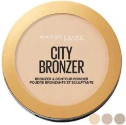 Maybelline City Bronzer Bronzer & Countour Powder - 100 Light Cool - Bronzing En Contouring Poeder - 51,4 Gr. -Cosmetica Korting Winkel 1200x1189 2