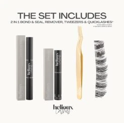 Helioux® - Quicklashes Nepwimpers - DIY Wimpersextensions Voor Thuis - 8mm - Blijven 5+ Dagen Zitten - Complete Set Incl. Wimpers, Lijm, Remover, Pincet - Herbruikbaar - Falscara -Cosmetica Korting Winkel 1200x1191 10