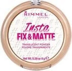 Rimmel London Insta Fix & Matte Make-uppoeder - 01 Clear -Cosmetica Korting Winkel 1200x1191 4