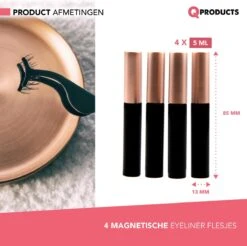 Qproducts Magnetische Wimpers - Nepwimpers - Wimperset Van 10 Wimpers 4 Eyeliners En Pincet - Inclusief Wimper Bewaardoos Met Ingebouwd Spiegeltje - Magneet Wimpers - Magnetic Lashes -Cosmetica Korting Winkel 1200x1193 5