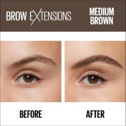 Maybelline Brow Extensions - 04 Medium Brown - Bruin Wenkbrauwpotlood - 10,5 Gr. -Cosmetica Korting Winkel 1200x1197 49