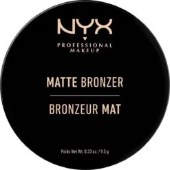 NYX Professional Makeup Matte Bronzer - Light MBB01 - Bronzer - 9,5 Gr -Cosmetica Korting Winkel 1200x1198 15