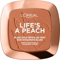 L’Oréal Paris Make-Up Designer Wake Up & Glow Blush - 01 Life's A Peach - Blush -Cosmetica Korting Winkel 1200x1198 19