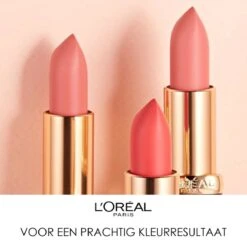 L'Oréal Paris Color Riche Matte Lippenstift - 103 Rose Clutch - Blush In A Rush -Cosmetica Korting Winkel 1200x1198 33