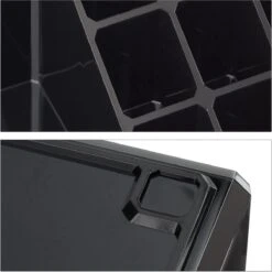 A&K 2in1 Make-up Organizer - 4 Lades Cosmetica Opbergdoos - Kaptafel - Zwart -Cosmetica Korting Winkel 1200x1198 91