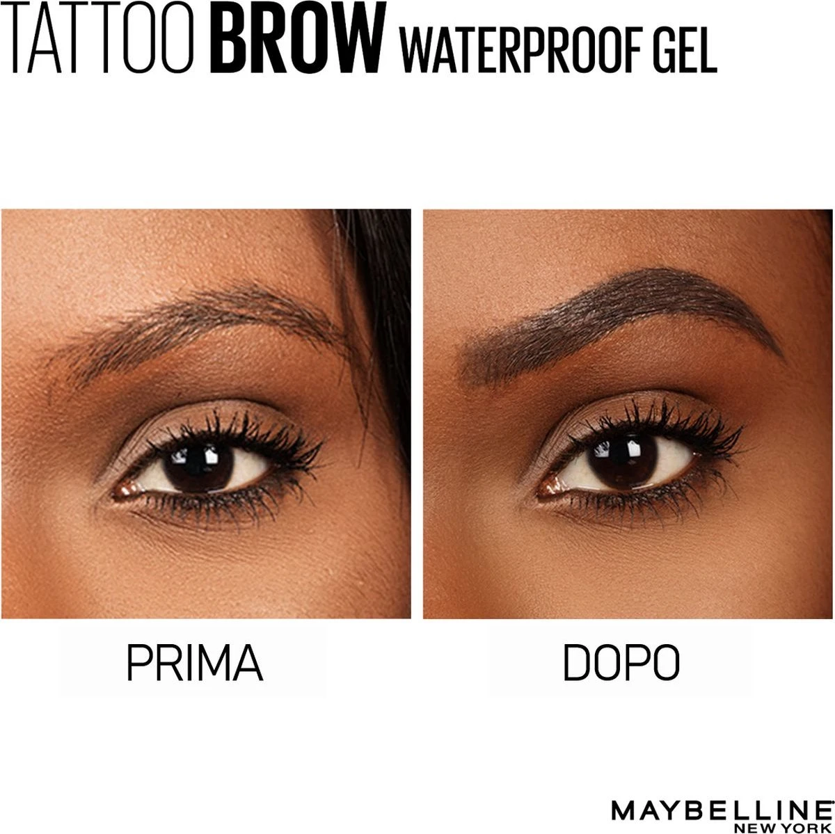 Maybelline Tattoo Brow Waterproof Wenkbrauwgel - 01 Blond 14 Maybelline Tattoo Brow Waterproof Wenkbrauwgel - 01 Blond - Afbeelding 12