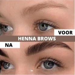 2 In 1 - Henna Wenkbrauwverf En Wimperverf - Bruin - Henna Brows - DIY Henna Brows Kit - Starterspakket -Cosmetica Korting Winkel 1200x1200 1091