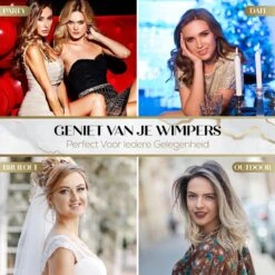 Naera Magnetische Wimpers Set - Inclusief Wimperzetter, Wimperhouder, Wimperschaar En 3 Flesjes Waterproof Eyeliner - 30 Keer Herbruikbaar - 12 Paar -Cosmetica Korting Winkel 1200x1200 1189