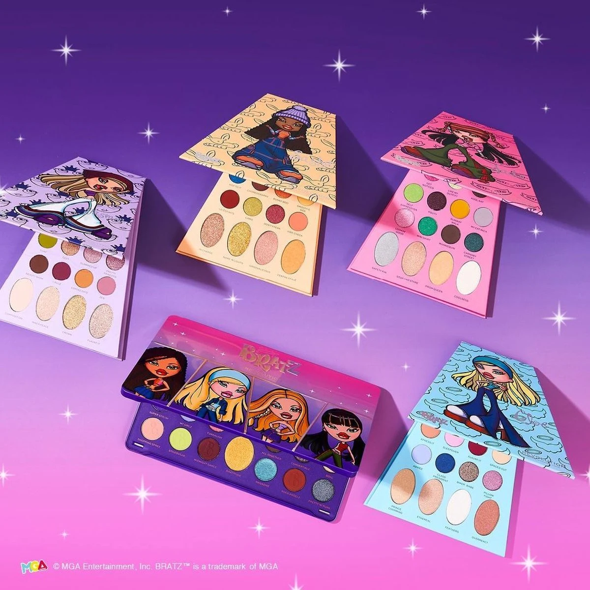 Makeup Revolution X Bratz Limitless Eyeshadow Palette - Oogschaduw Palette 7 Makeup Revolution X Bratz Limitless Eyeshadow Palette - Oogschaduw Palette - Afbeelding 5