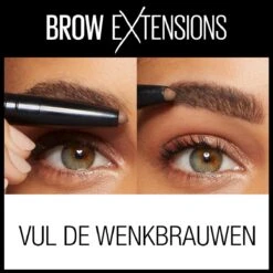 Maybelline Brow Extensions - 04 Medium Brown - Bruin Wenkbrauwpotlood - 10,5 Gr. -Cosmetica Korting Winkel 1200x1200 1496