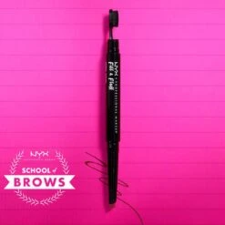 NYX Professional Makeup Fill & Fluff Eyebrow Pomade Pencil - FFEP08 Black - Wenkbrauw Potlood - 0,2 Gr -Cosmetica Korting Winkel 1200x1200 1503