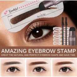EverToys Wenkbrauw Stempel - Plus Poeder - Eye Brow Stamp - Kit - Trimmer - Potlood - Lash Lift - Stick - Potlood - Set - Bruin -Cosmetica Korting Winkel 1200x1200 1657