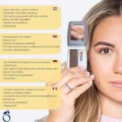 Herome Eye Care Wenkbrauw Poeder Zwart - Compact Brow Powder Nearly Black - Waterproof Verrijkt Met Panthenol - Volumineuze Wenkbrauwen In Een Handomdraai -Cosmetica Korting Winkel 1200x1200 1659