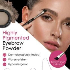 Wenkbrauwpoeder Donkerblond - Taupe - Wenkbrauw Make-up - Zachte, Natuurlijke Wenkbrauwen - Marie-José & Co -Cosmetica Korting Winkel 1200x1200 1674